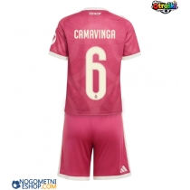 Otroški Nogometni dresi Real Madrid Eduardo Camavinga #6 Tretji 2026-27 Kratek Rokav (+ Kratke hlače)